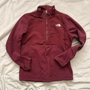 The North Face Burgundy Fleece Jacket